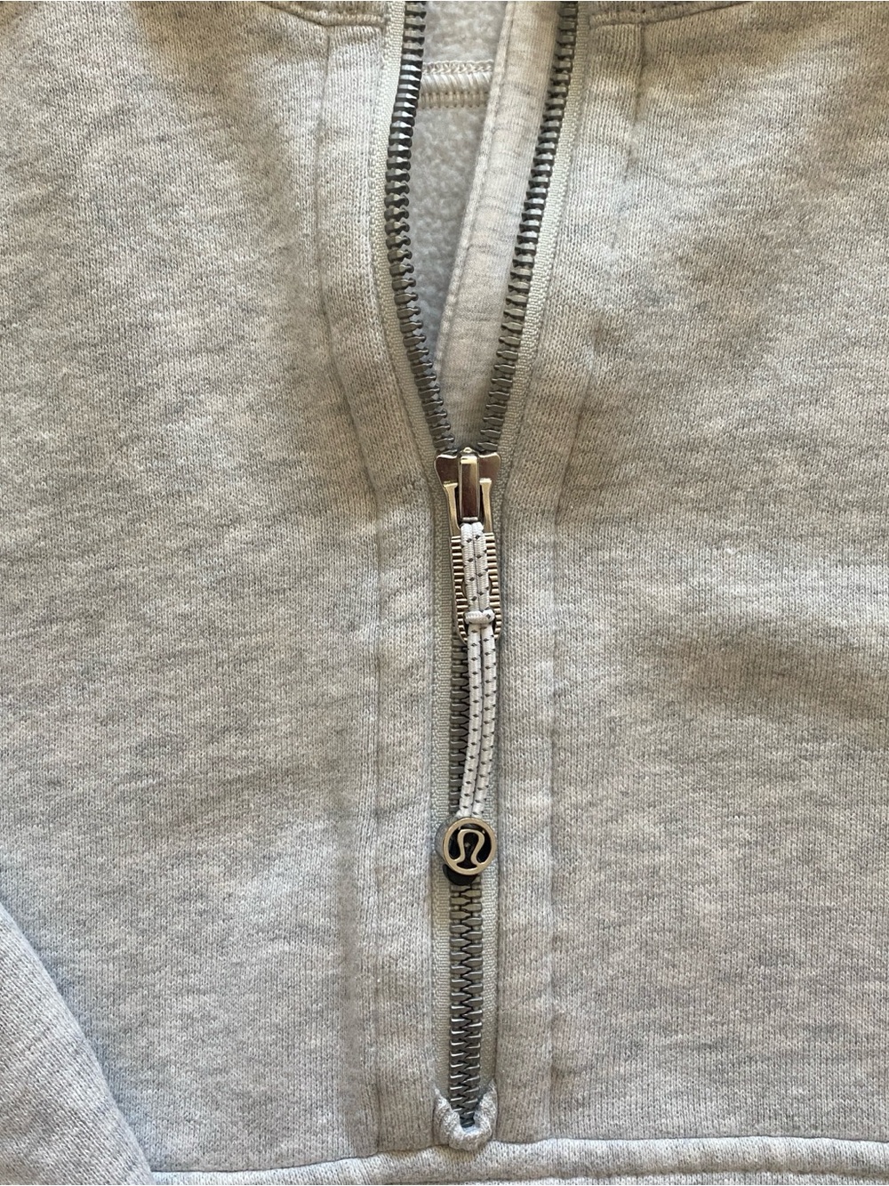 lululemon athletica Light Gray Half-Zip Hoodie - Picture 6 of 6